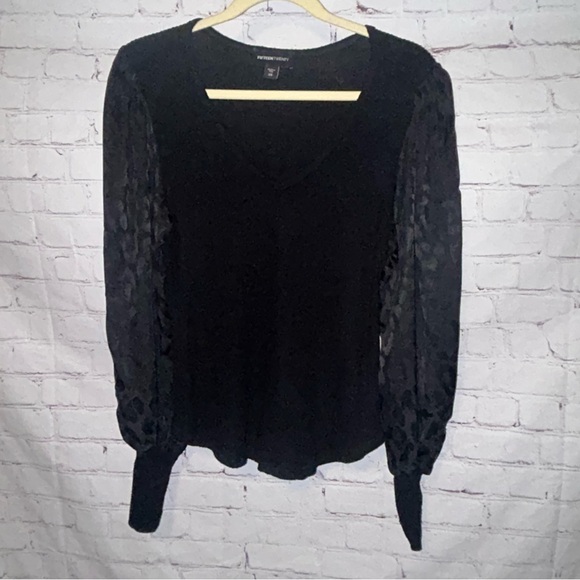 Fifteen Twenty Tops - Fifteen Twenty‎ Contrast Bishop Sleeve Top Size XS